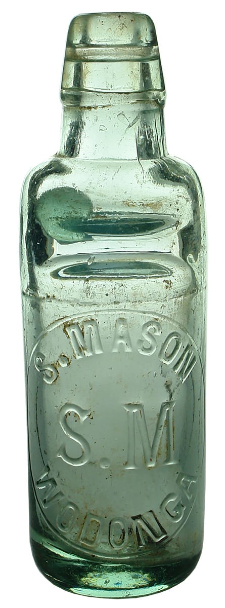 Mason Wodonga Antique Codd Bottle