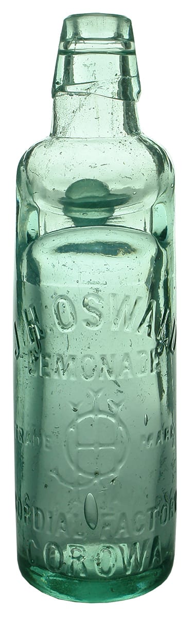 Oswald Corowa Antique Codd Bottle
