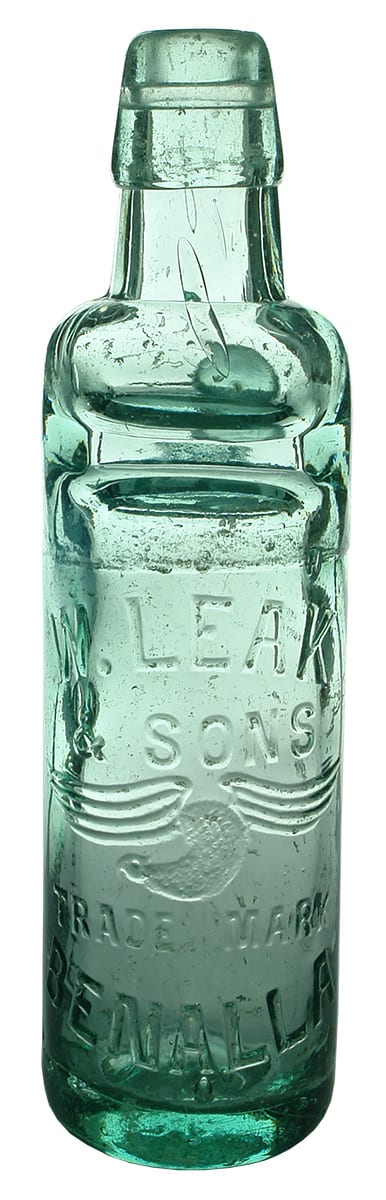 Leak Benalla Antique Codd Bottle