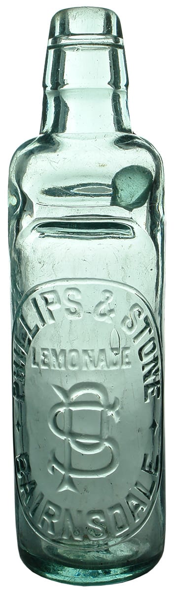 Phillips Stone Bairnsdale Lemonade Codd Bottle