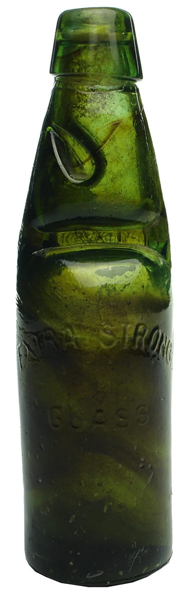 Extra Strong Glass Old Codd Bottle
