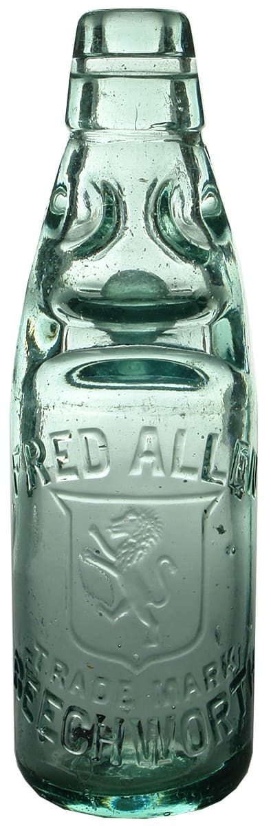 Fred Allen Antique Codd Marble Bottle