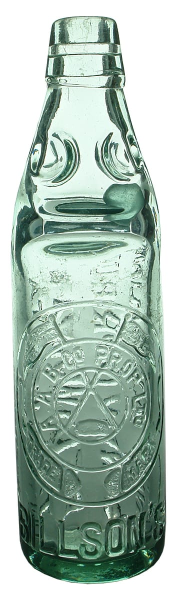 Billsons Beechworth Tallangatta Antique Codd Bottle