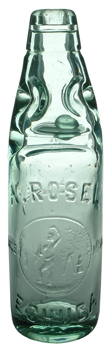 Rosel Echuca Lemonade Codd Bottle