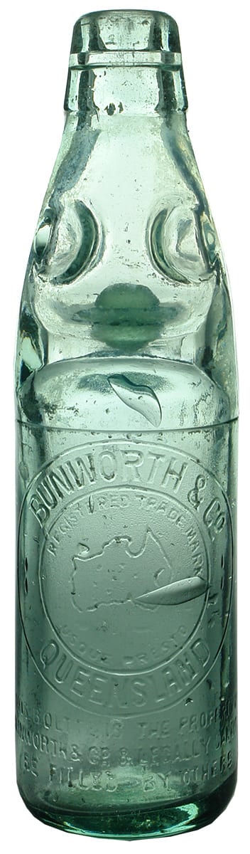 Bunworth Queensland Australia Codd Bottle