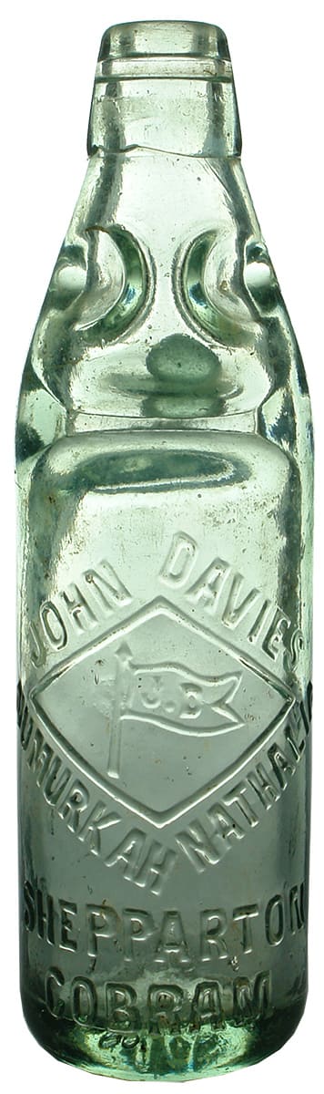John Davies Antique Codd Marble Bottle