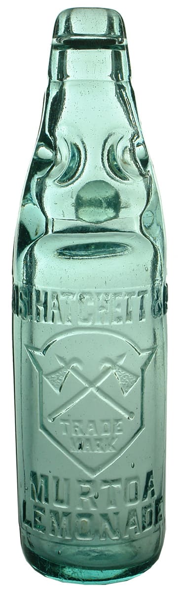 Hatchett Murtoa Codd Marble Bottle