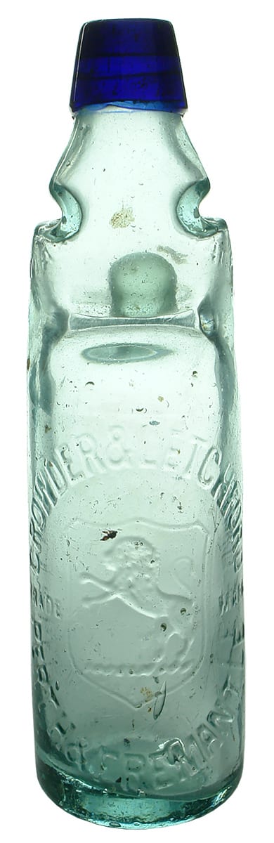 Crowder Letchford Perth Fremantle Codd Reliance Patent Bottle