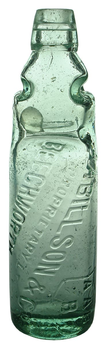 Billson Beechworth Reliance Patent Old Bottle