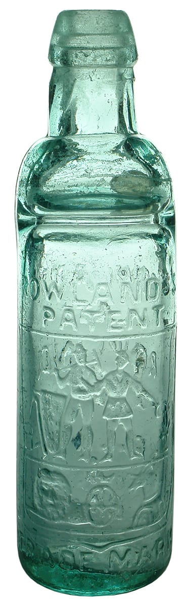Rowlands Patent Ballarat Melbourne Marble Bottle