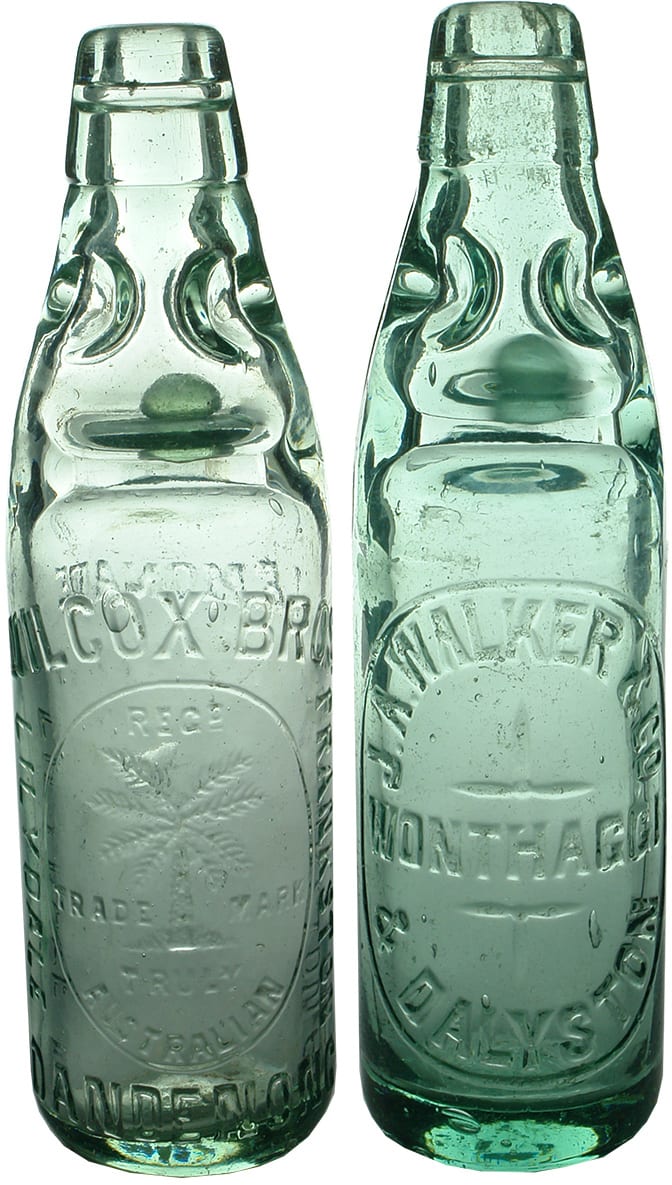 Old Codd Marble Alley Bottles