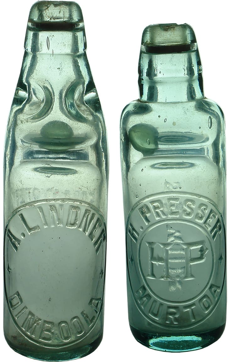 Old Codd Marble Alley Bottles