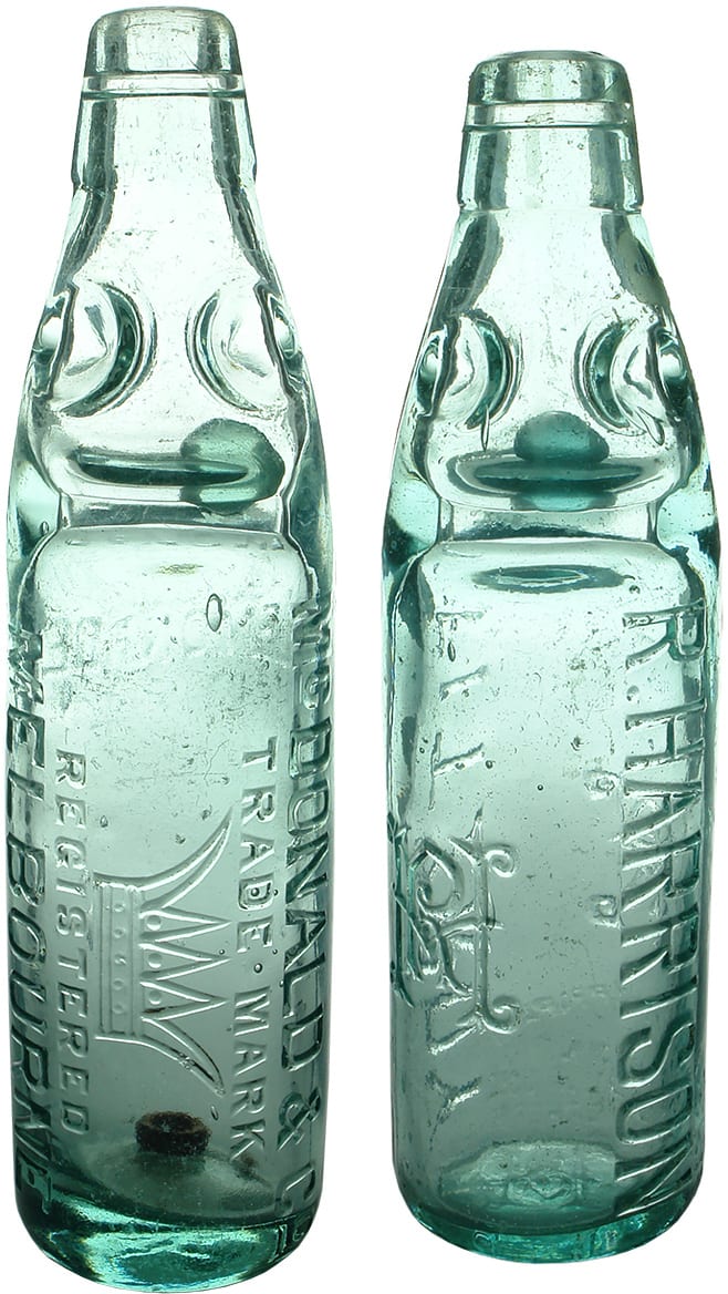 Old Codd Marble Alley Bottles