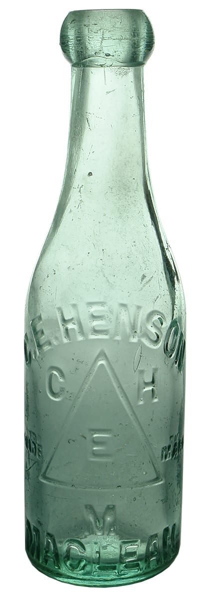 Henson Maclean Blob Top Soda Bottle