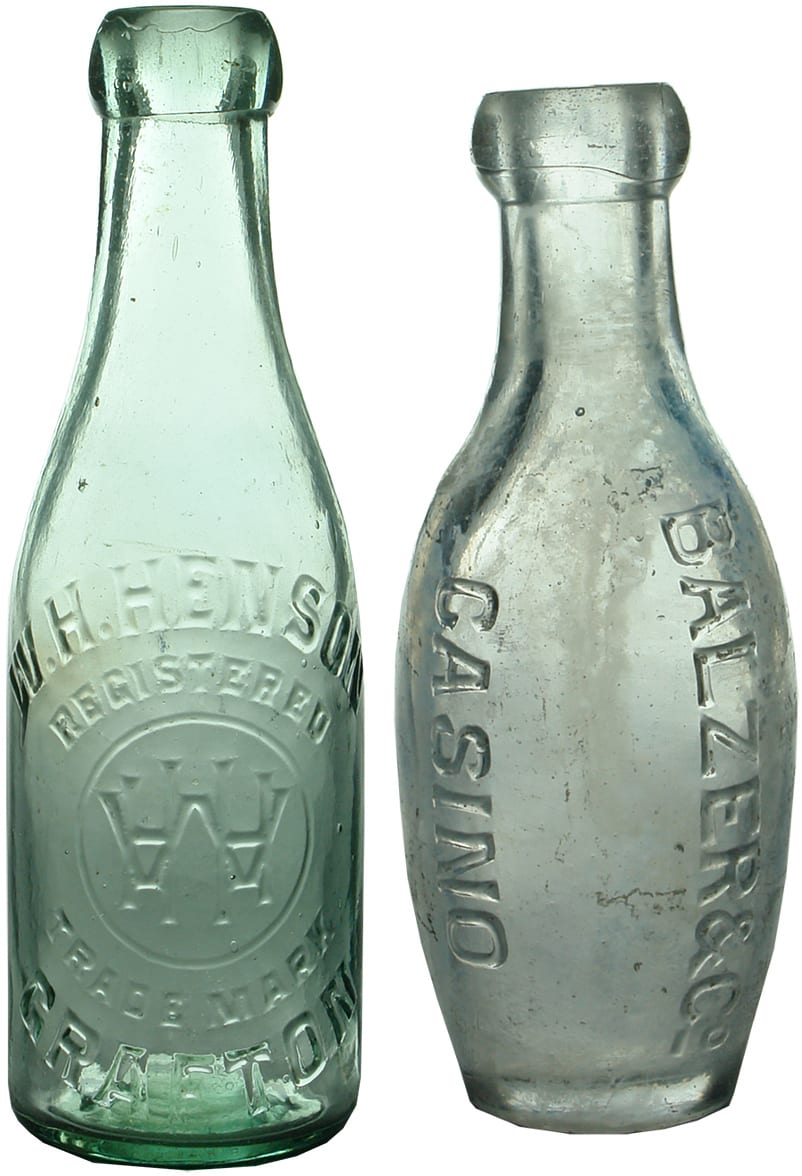 Old Blob Top Soda Antique Bottles
