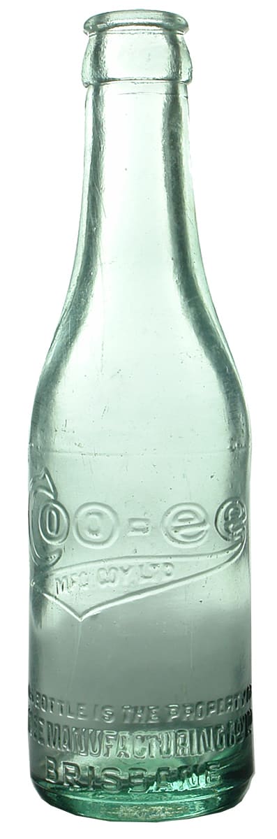 Cooee Brisbane Crown Seal Soft Drink Bottle