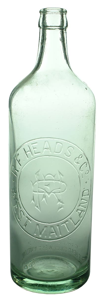 Heads West Maitland Crown Seal Soft Drink Bottle