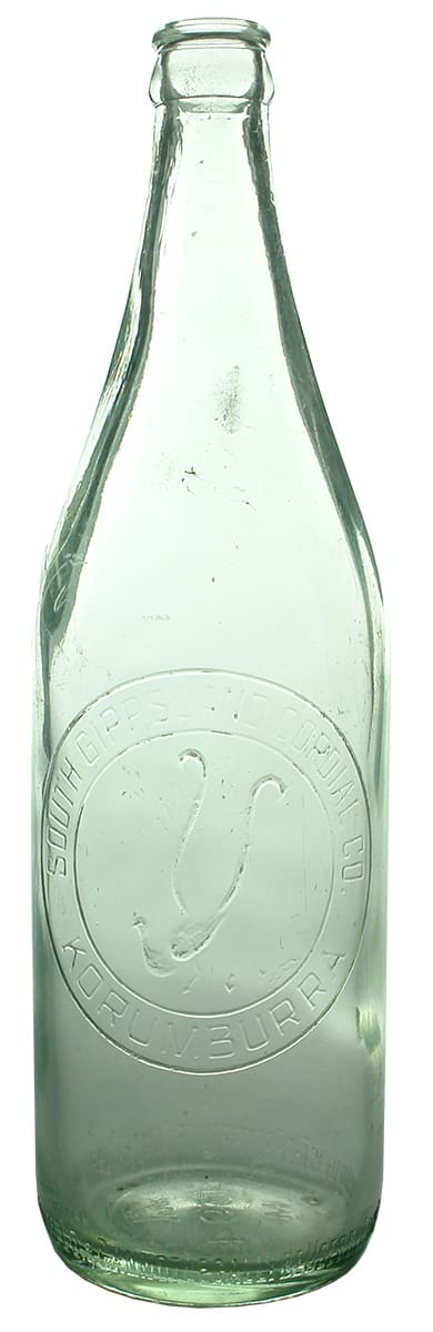 South Gippsland Cordials Crown Seal Soft Drink Bottle
