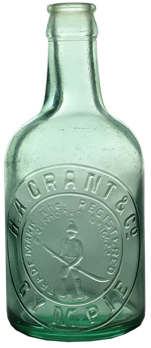 Grant Gympie Crown Seal Soft Drink Bottle