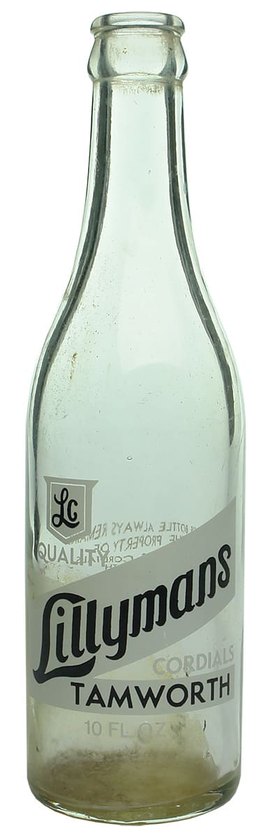 Lillymans Tamworth Crown Seal Soft Drink Bottle