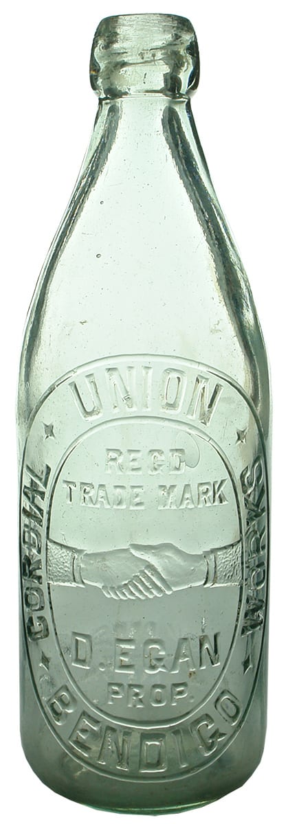 Union Cordial Works Bendigo Internal Thread Bottle