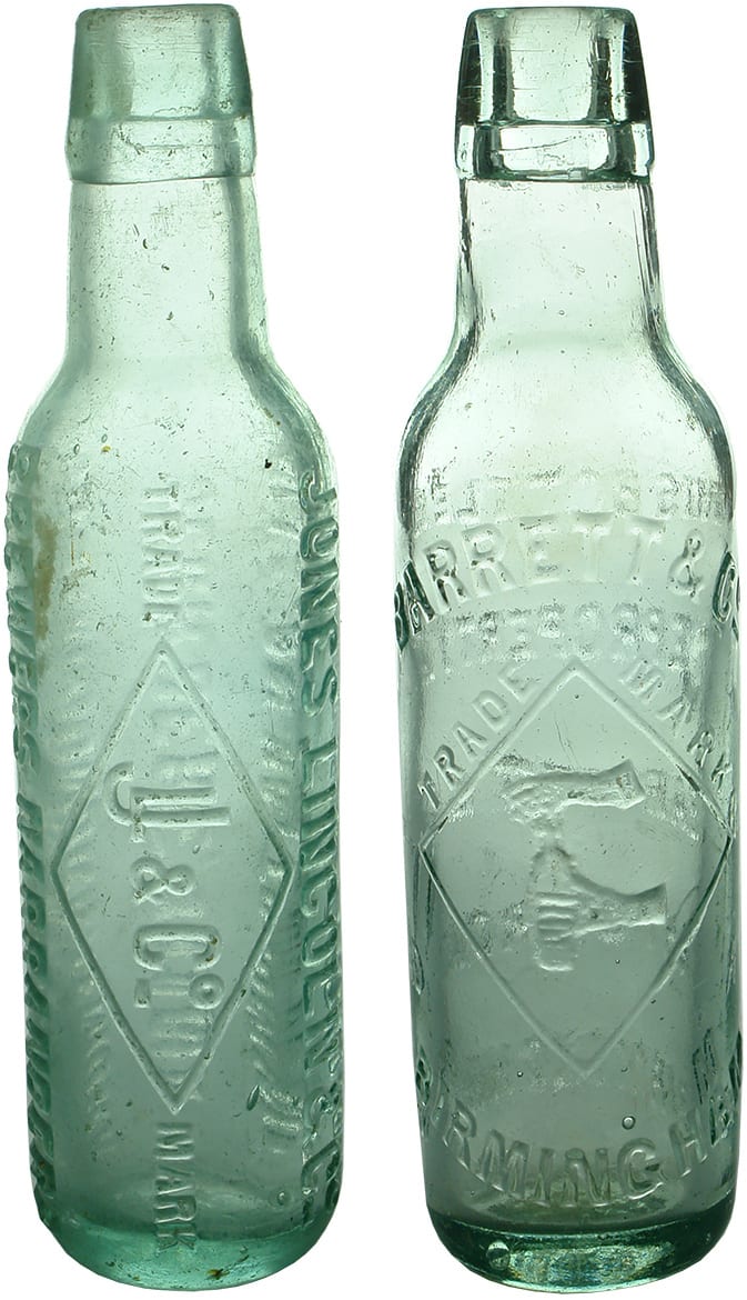 Old Lamont Patent Aerated Water Bottles