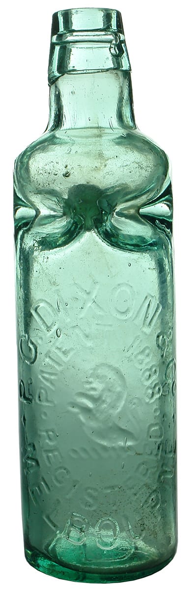 Dixon Melbourne 1888 Patent Marble Bottle