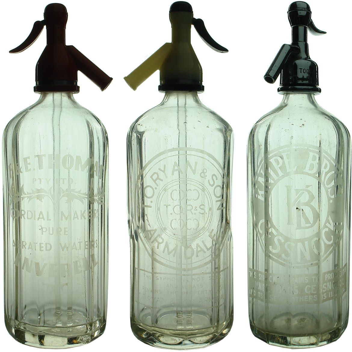 Old Vintage Soda Syphons