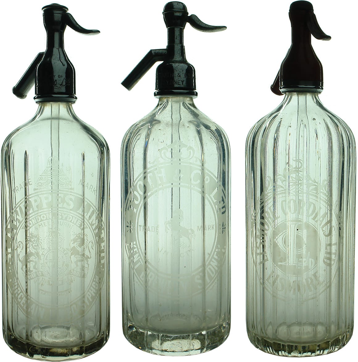 Old Vintage Soda Syphons