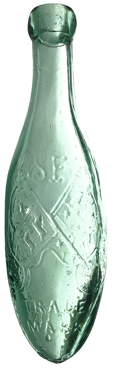 Fletcher Warrnambool Torpedo Soda Bottle