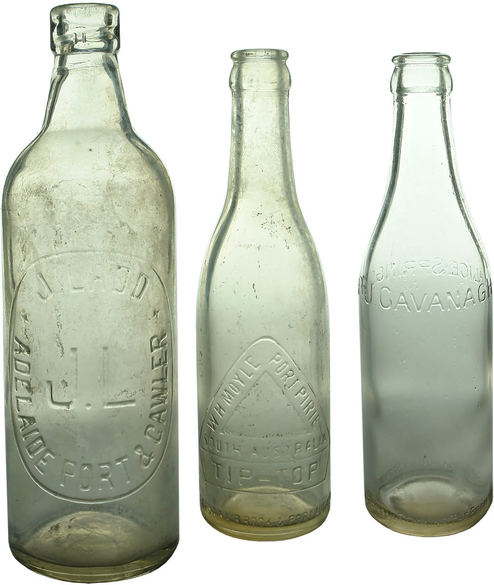 Old Soft Drink Aerated Water Bottles