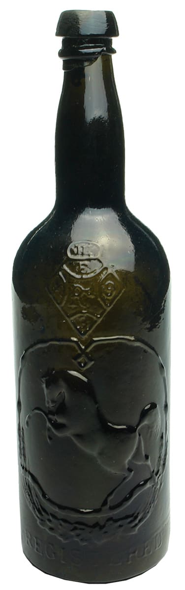 Black Horse Stout Antique Bottle