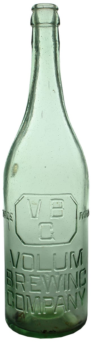 Volum Brewing Company Geelong Antique Bottle