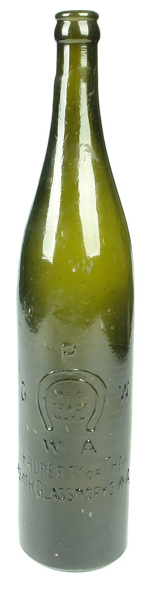 Perth Glassworks antique bottle