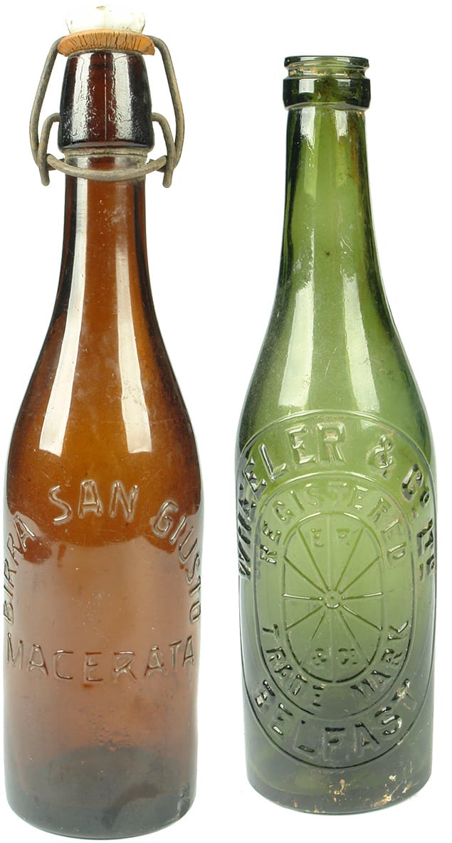 Old Antique Beer Bottles