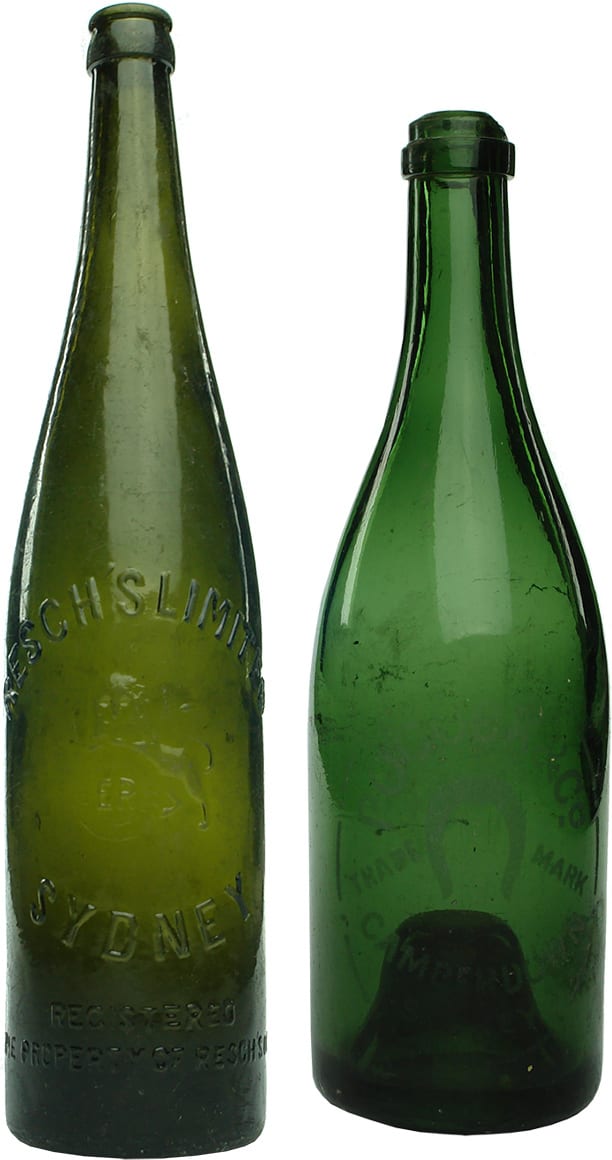 Old Antique Sydney Beer Bottles