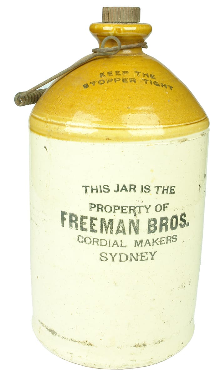 Freeman Bros Sydney Stoneware Demijohn