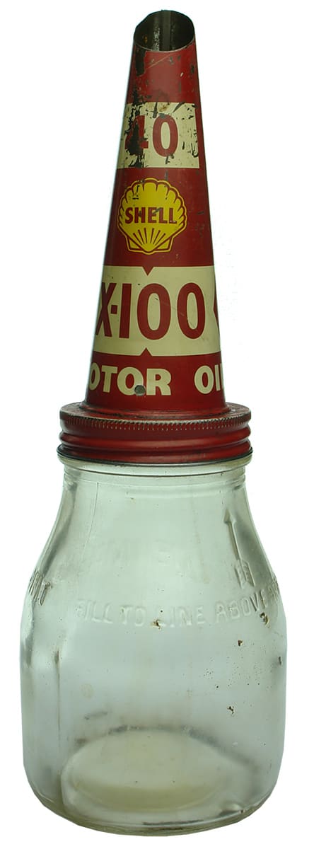 Shell X100 oil top