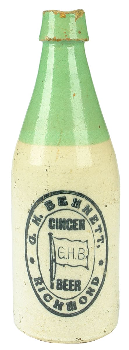 Bennett Richmond ginger beer bottle