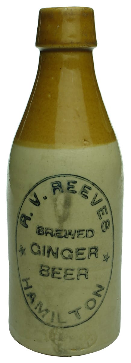 Reeves Hamilton ginger beer bottle