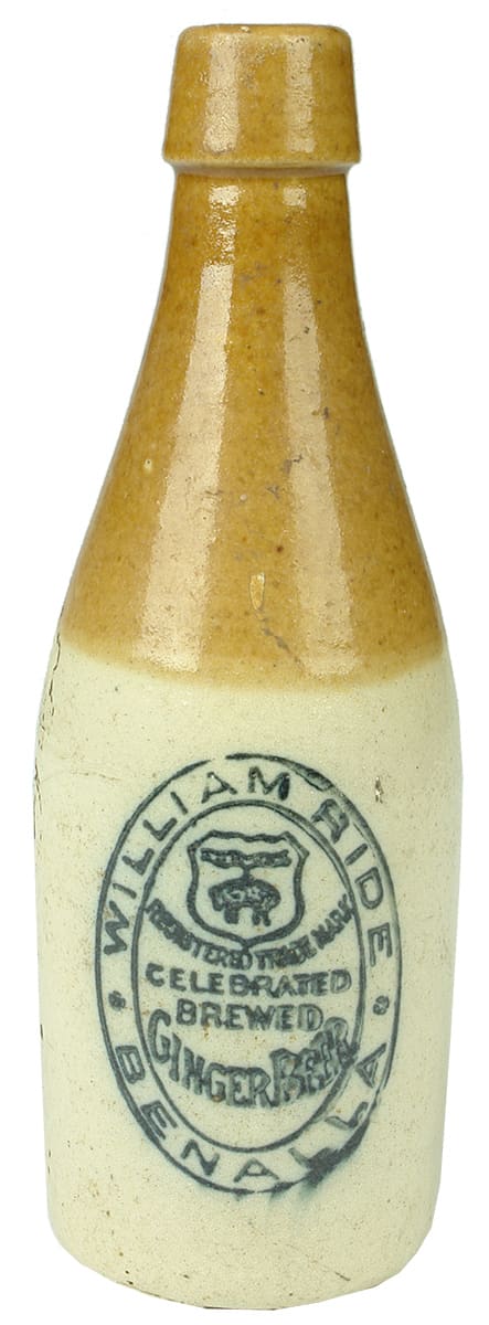 William Ride Benalla ginger beer bottle