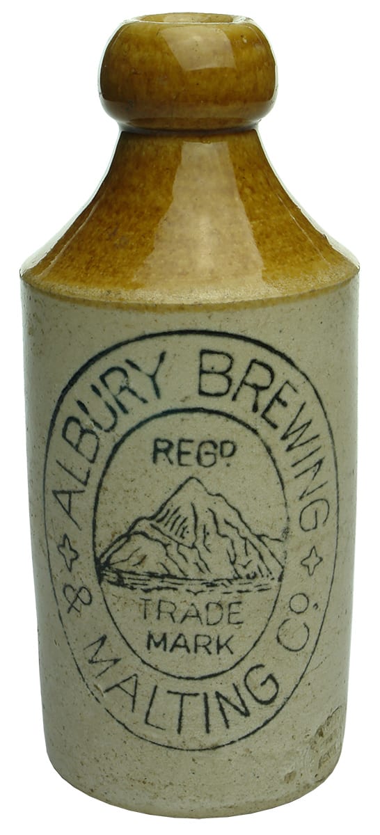 Albury Brewing Malting ginger beer bottle