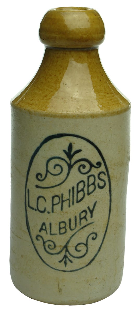 Phibbs Albury ginger beer bottle