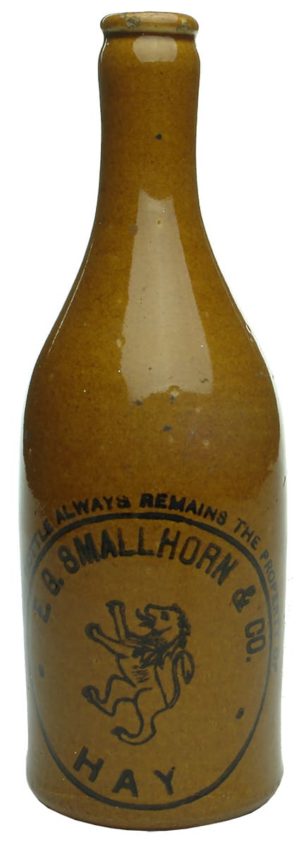 Smallhorn Hay ginger beer bottle