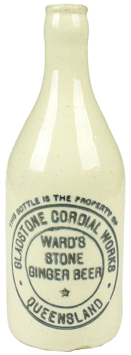 Gladstone Cordial Works ginger beer bottle