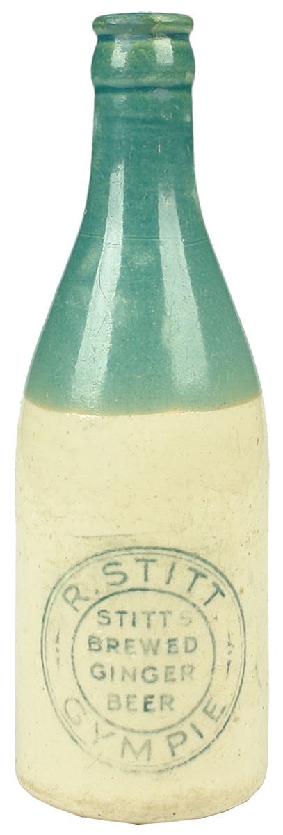 Stitt Gympie ginger beer bottle