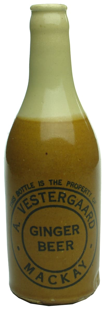 Vestergaard Mackay ginger beer bottle