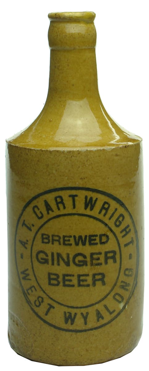 Cartwright West Wyalong ginger beer bottle