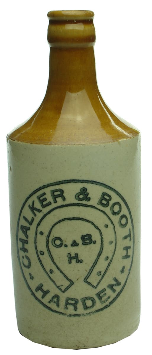 Chalker Booth Harden ginger beer bottle