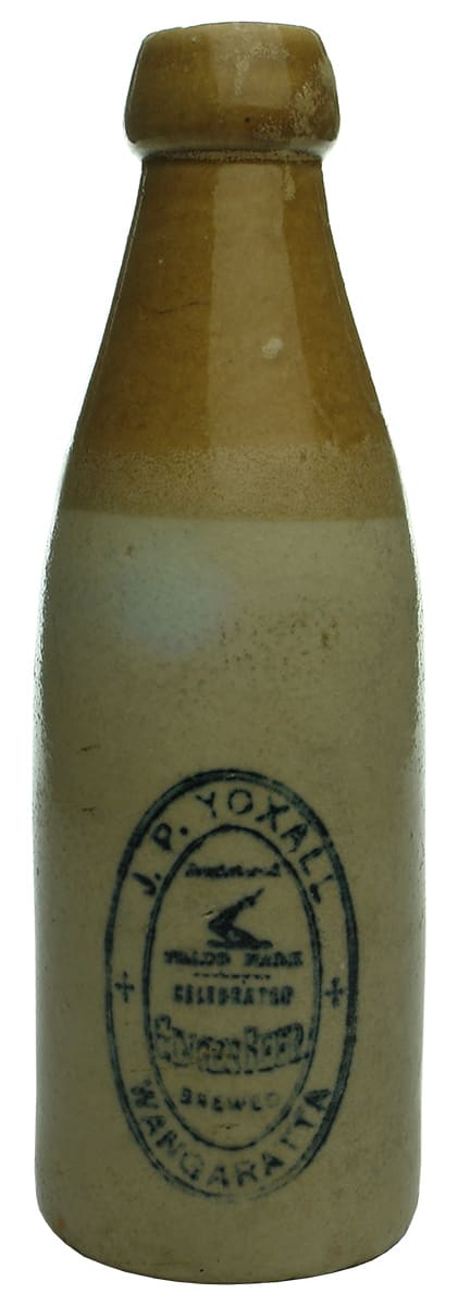 Yoxall Wangaratta ginger beer bottle